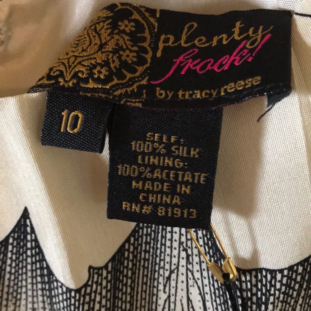 Vintage Anthropologie Dress Sz 10 Tracy Reese - Picture 4 of 4